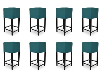 8x Tabouret de bar Coin Chaise Fauteuil Chaises Tabouret Comptoir Cuir Rembourrage Ensemble Complet