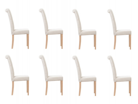 8x Chaises de Siège rembourrées de design Découvrez Suite Fauteuil de Salon Fauteuil Club Set
