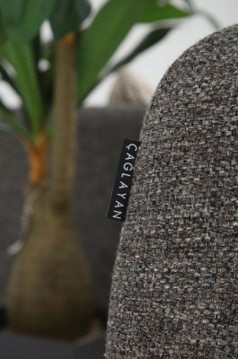 Canapé trois places Canapé trois places Tissu gris Salon Luxe Moderne Nouveau