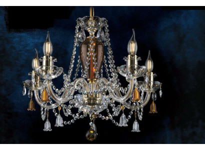 Lustre en cristal Lampe suspendue Plafonnier Lampe de Bohême