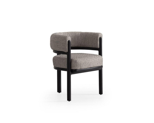 Accoudoirs gris Chaise de salle à manger Chaises de cuisine Fauteuil inclinable Mobilier de salle à manger