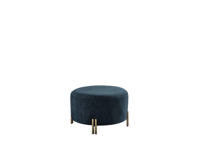 Designer Tabouret Bleu Foncé Salon Repose-pieds Siège Mobilier Meuble Noble