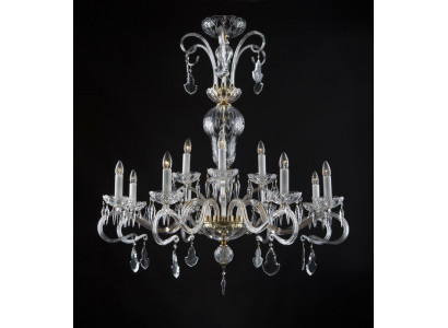 Lustre en cristal Lampe suspension Lampe de Bohême Plafonnier