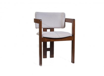 Blanc - Chaise de salle à manger marron Chaise design rembourrée Moderne fauteuil une place