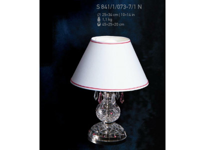 Lampe de table de style antique Lampe à couronne Lampes en cristal Lumières Éclairage