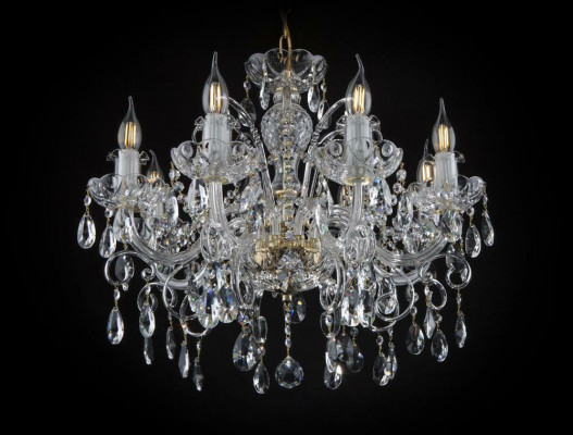 Noble Lampe de design avec des pierres de cristal Chandelier Bougeoirs Lampes Plafonniers