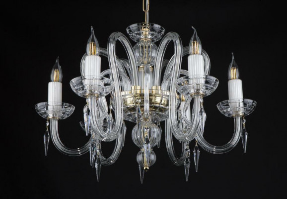 Lustre en cristal Bohème Lampe Plafonnier suspendu