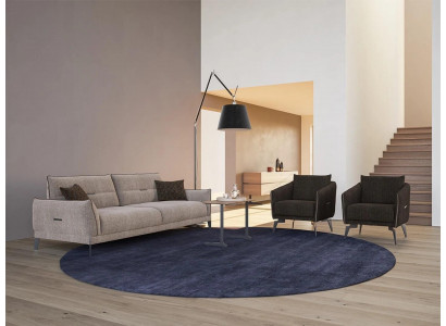 Canapé trois places de luxe, canapé, mobilier de salon 2x fauteuil canapé ensemble de meubles rembourrés 4 pièces.