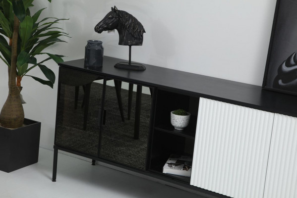 Buffet Commode Buffet Bois Moderne Blanc Salon Commodes Design