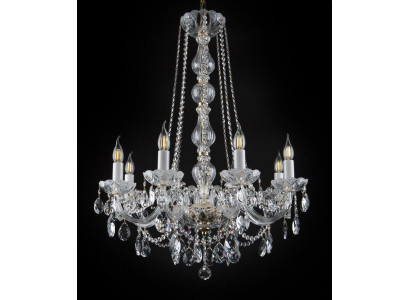 Lustre en cristal Lampe Lumière Plafonnier Lustre suspendu de Bohême