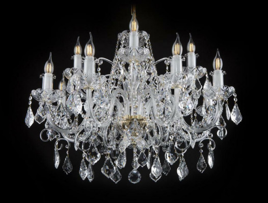 Plafonnier classique en cristal lumineux nouvelle lampe chandelier de Bohême