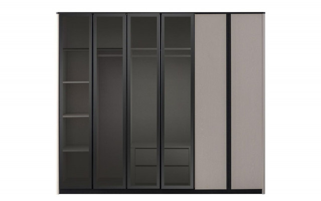 Armoire en bois Armoire Armoire Armoire Moderne Gris