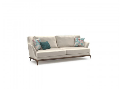 Salon Trois places canapé blanc design moderne Mobilier Upholstered