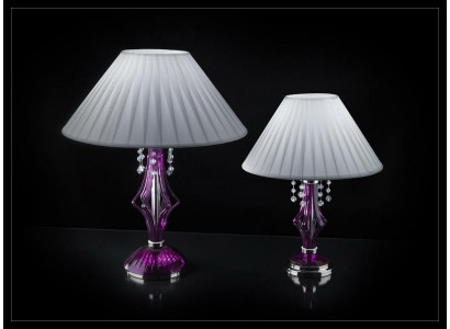 Lampe en cristal Lampe de bureau Table Elite Bohême Pied Table de chevet nouveau