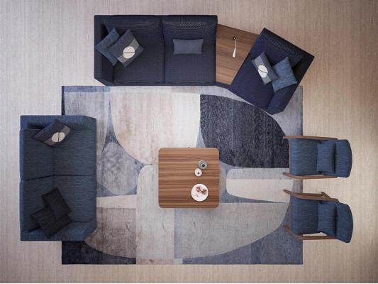 Ensemble moderne Canapé 2 places Canapé 3 places Canapé en tissu de luxe Design Fauteuil mobilier