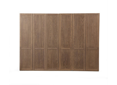 Armoire Armoire Bois Moderne Marron Vêtements Armoire Chambre