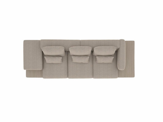 Salon Canapé Trois places Canapé Mobilier rembourré Luxe Textile Ameublement neuf