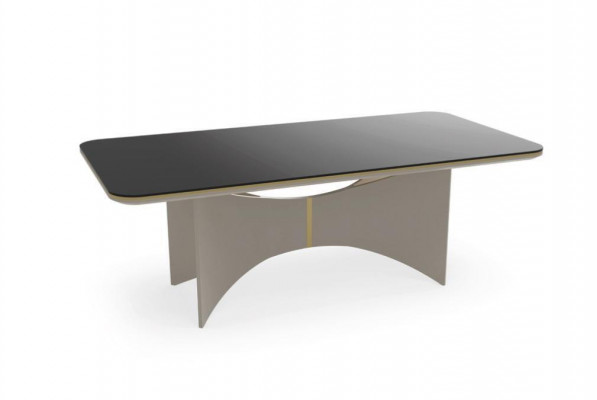Table de luxe moderne en gris Table de salle à manger Design Salle à manger Nouvelle