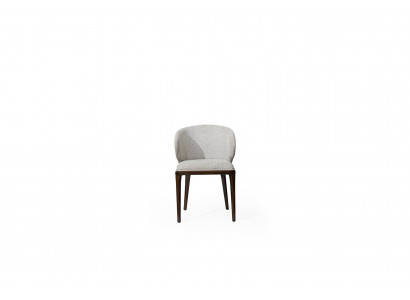 Chaise de salle à manger grise exclusive Chaises modernes de designer Chaise rembourrée
