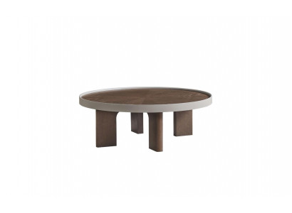 Salon marron table basse ronde design table en bois ronde nouvelles tables