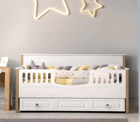 Lit d'enfants parfait Set de meubles pour enfants Blanc Moderne Nouveau suite pour enfants