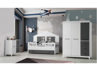 Ensemble moderne pour chambre d'enfants Multicolore Meuble parfait pour votre intérieur
