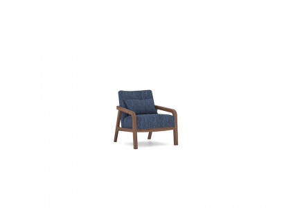 Conception de fauteuil moderne Mobilier de salon Canapé en tissu bleu Textile neuf