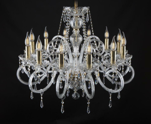 Lustre en cristal Luminaire Lampe Lustre de plafond Lampes suspendues de Bohême