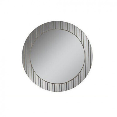 Miroir rond gris designer miroir d'entrée miroir décoratif moderne meuble de luxe