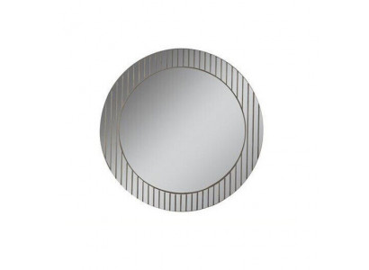Miroir rond gris designer miroir d'entrée miroir décoratif moderne meuble de luxe