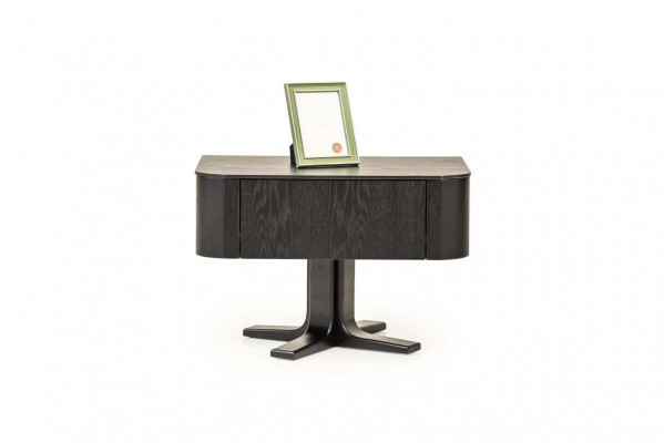 Table de chevet moderne noire Table de chevet pour chambre à coucher avec tiroir nouvelle