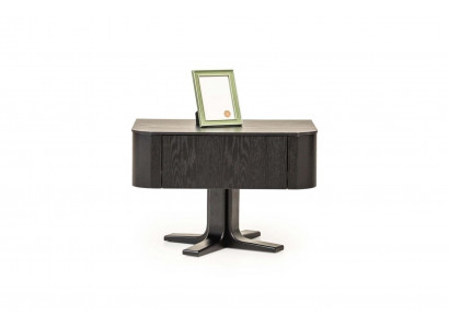 Table de chevet moderne noire Table de chevet pour chambre à coucher avec tiroir nouvelle