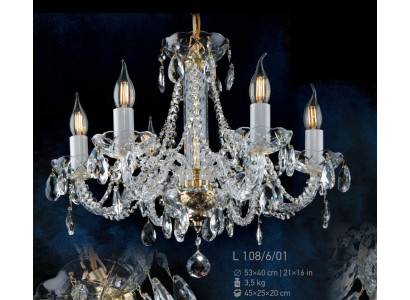 XXL Grand Lustre d'hôtel SAll s Lampes Couverture en Cristal Lumières Couronne Lampe