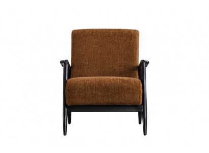 Salon fauteuil marron Lounge une place Tissu Fauteuil Tissu Mobilier neuf