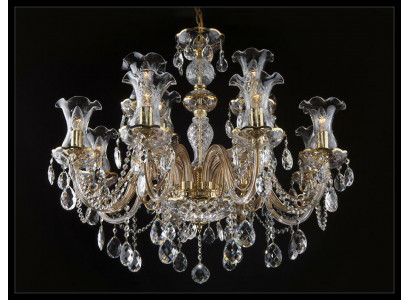 Lustre classique plafonnier lampe lumières Bohême cristal éclairage nouveau