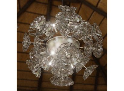 Lustre d'élite Bohême Lustre de plafond aux fleurs Luminaires de plafond