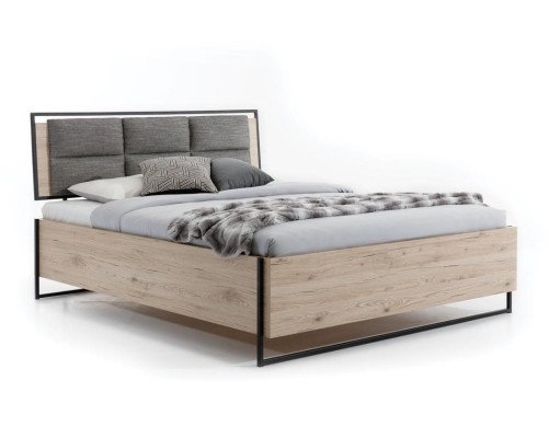Lit Beige Loft Design Lits Doubles Modernes Chambre à Coucher Élégant Mobilier Neuf