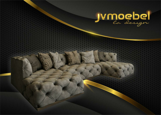 Canapé d'angle Canapé Canapé Rembourrage Garnirtur Canapé en forme de U Canapés Chesterfield Mobilier Canapés neufs
