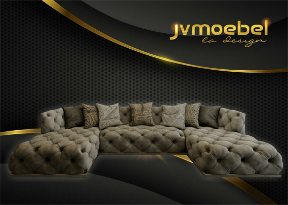 Canapé d'angle Canapé Canapé Rembourrage Garnirtur Canapé en forme de U Canapés Chesterfield Mobilier Canapés neufs