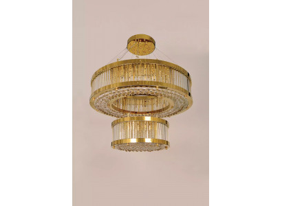 Lampe de plafond Salon Style Moderne Lustre de plafond Luxueux Lampe en Cristal