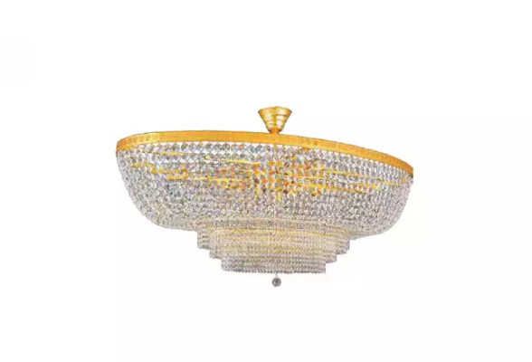 Lustre de plafond Lustre de luxe Lustre de plafond Lustre Laiton Lampe en cristal