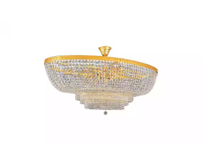 Lustre de plafond Lustre de luxe Lustre de plafond Lustre Laiton Lampe en cristal
