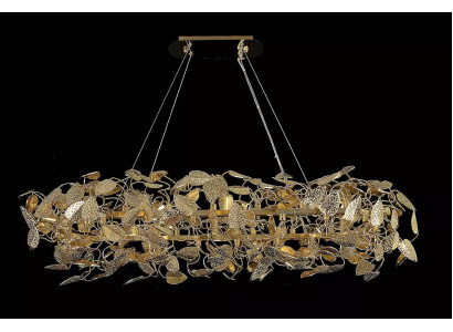 Lampe de plafond en or Lampe suspendue de salon Lampe de plafond Matériau en bronze