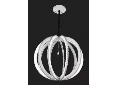 Luminaire moderne Suspension Lampe Abstraite Lumières Rondes Lampe en Cristal 100x150