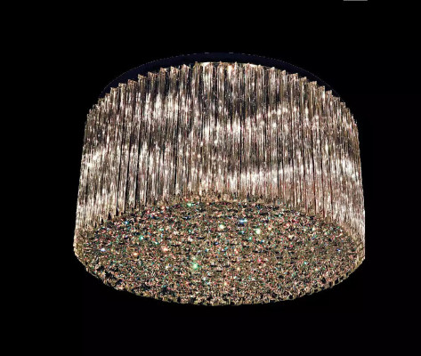 Lustre plafonnier lustre de plafond en or de luxe lustre en cristal