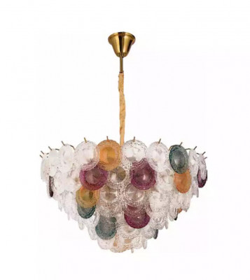 Lustre Style Moderne Abat-jour de Plafond en Cristal pour Salon