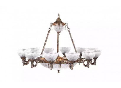 Plafonnier Lustre Lampe Plafonnier Lustre Verre 122cm Lampes