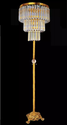Lampe de sol en or Lampes Meubles Luminaire Debout Salon neuf Moderne