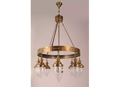 Lampe lumière suspendue Lustre lampe en cristal Plafonnier Lampes 80x125