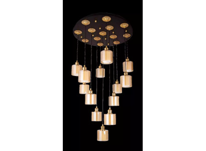 Lustre Salon Plafonnier Plafonnier Lustre Moderne Or
